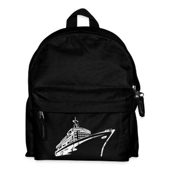 Cruise Ship Cruise Ship Luxury - Kids' Backpack - black - Front