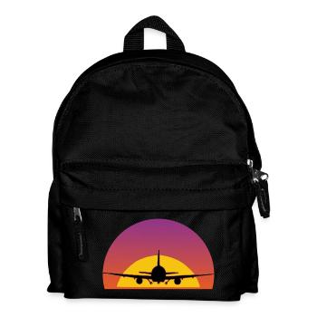 Air travel - Kids' Backpack - black - Front