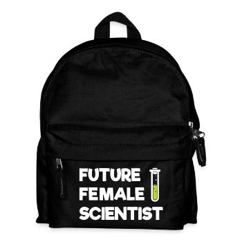 Future Female Scientist - Kids' Backpack - black - Front