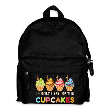 Cupcakes drôles, Cupcake célébrations, cadeau Cupcake - Sac à dos Enfant - noir - Devant