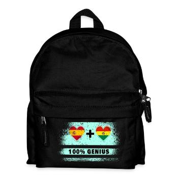 L’Espagne et la Bolivie font 100% de génie - Sac à dos Enfant - noir - Devant