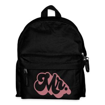 M. Matching Couple Fiançailles Mariage Lune de miel - Sac à dos Enfant - noir - Devant