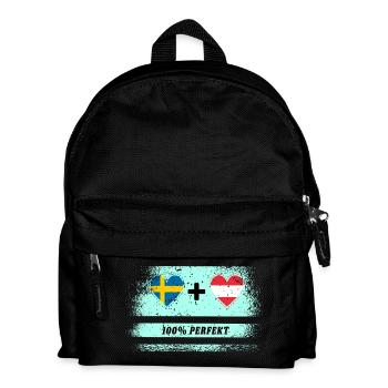 Autriche & Suède 100% parfait / cadeau - Sac à dos Enfant - noir - Devant