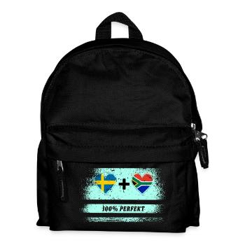 Afrique du Sud & Suède 100% Parfait / Cadeau - Sac à dos Enfant - noir - Devant