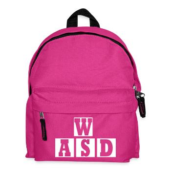 W A S D - Kids' Backpack - fuchsia - Front