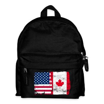 Stars and Maple Banner - Kids' Backpack - black - Front