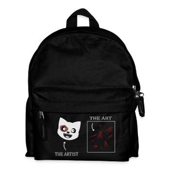 Art félin - Sac à dos Enfant - noir - Devant