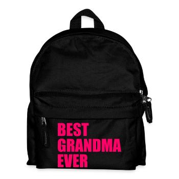 Best grandma ever - Kids' Backpack - black - Front