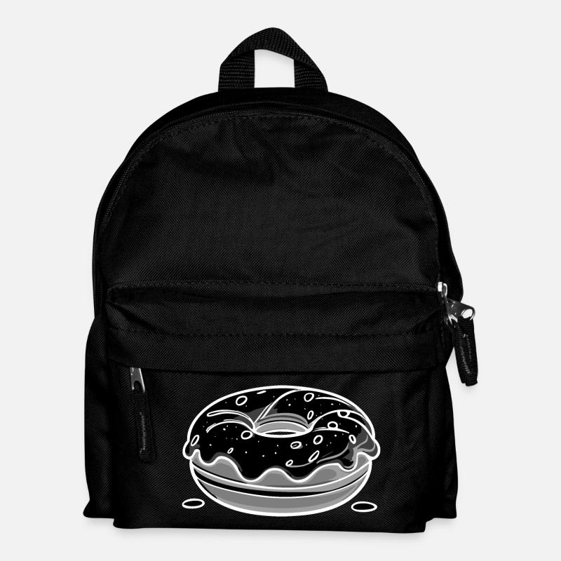 Donut - white - Kinder Rucksack - Schwarz