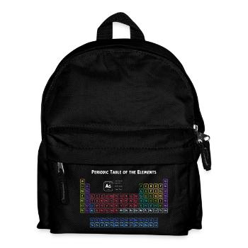 Periodic Table of the Elements - Kids' Backpack - black - Front