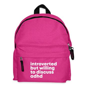 ADHS - Kinder Rucksack - Fuchsia - Vorne