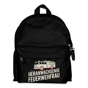 Adolescent Firefighter – Gift Idea - Kids' Backpack - black - Front