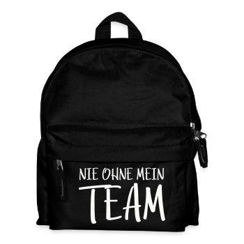 Mein Team - Kinder Rucksack - Schwarz - Vorne