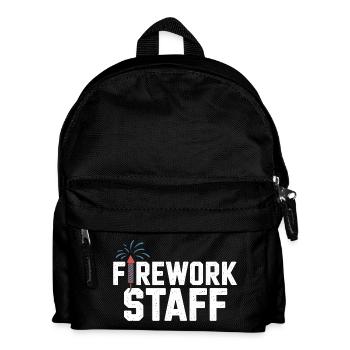  Firework Stuff Party Crew Independence Day 4th of - Kinder Rucksack - Schwarz - Vorne