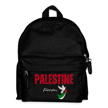 Liberté de la Palestine, je soutiens la Palestine - Sac à dos Enfant - noir - Devant