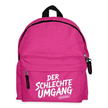 Der schlechte Umgang Original - Kinder Rucksack - Fuchsia - Vorne