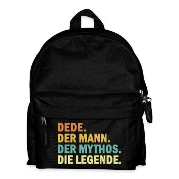 Türk Dede(Grandpa). The man. The myth. The legend - Kids' Backpack - black - Front