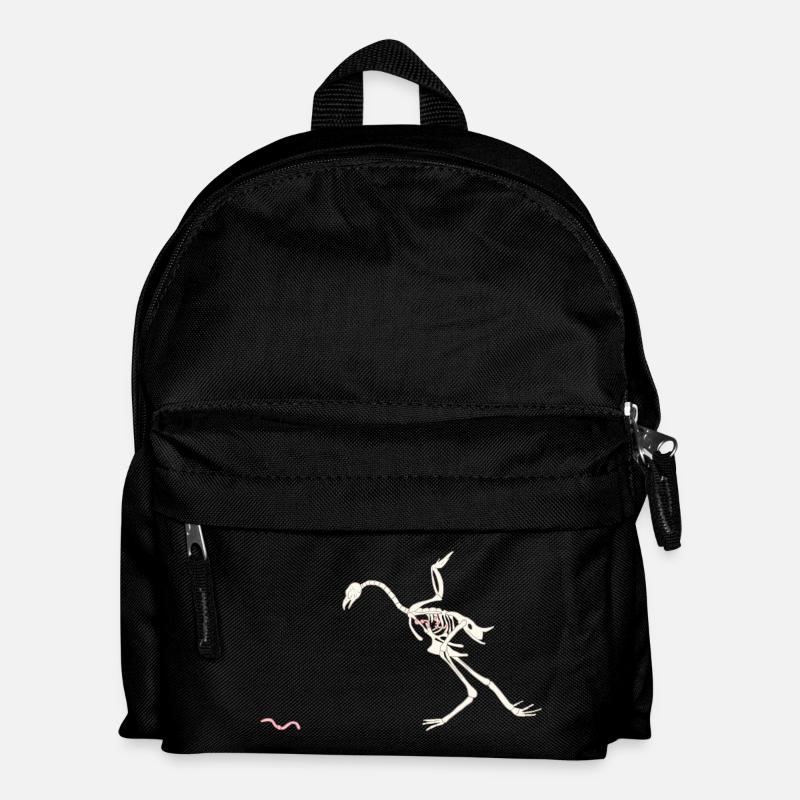 Poule en coquille libre et heureuse - Sac à dos Enfant - noir