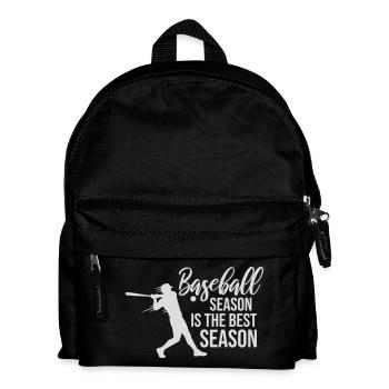 La saison de baseball est la meilleure saison des sports de fans - Sac à dos Enfant - noir - Devant