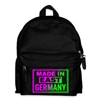 Made in East Germany Ostalgie Neon Retro Cap Bag - Kids' Backpack - black - Front