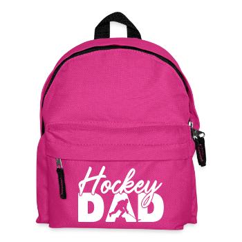 Papa de hockey comme un père normal, mais un art plus cool - Sac à dos Enfant - fuchsia - Devant