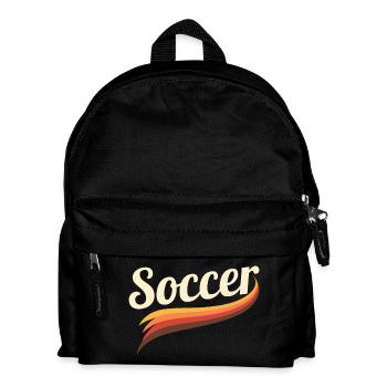Maillot rétro de football – Look iconique du football - Sac à dos Enfant - noir - Devant