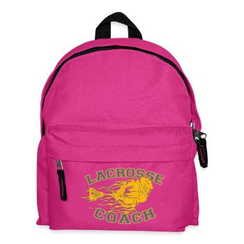 Entraîneur de crosse en flammes Dynamic Sports Graphic Tee - Sac à dos Enfant - fuchsia - Devant