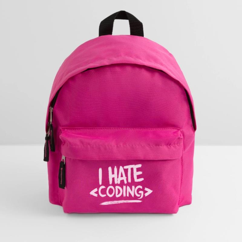 Je déteste coder Programmeur Web Sac à dos Enfant