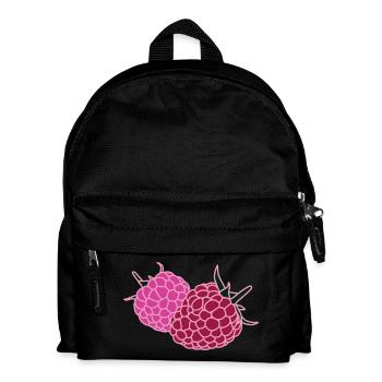 Raspberry Duo Pop Art - Kids' Backpack - black - Front