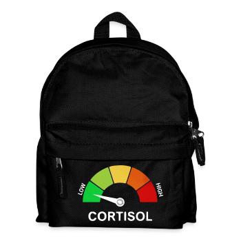 Low Cortisol Scale - Kids' Backpack - black - Front