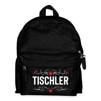 Tischler Beruf - Kinder Rucksack - Schwarz - Vorne