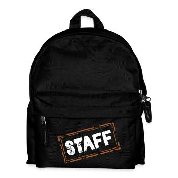 Staff - Kids' Backpack - black - Front