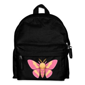 Rosy Maple Moth Dryocampa rubicunda Cartoon - Kids' Backpack - black - Front