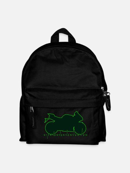 R1cardiogramma01 - Kids' Backpack - black