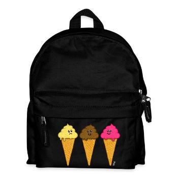 Ice Cream Trio - Sac à dos Enfant - noir - Devant