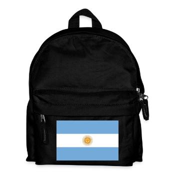 Argentinische Fahne - Kinder Rucksack - Schwarz - Vorne