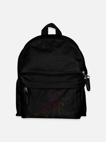 Berlin map subway stations - Kids' Backpack - black