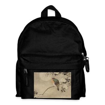 Oiseau asiatique - Sac à dos Enfant - noir - Devant