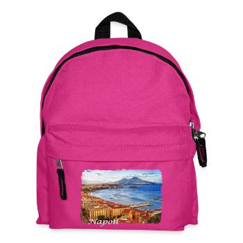 Le golfe de Naples en Italie - Sac à dos Enfant - fuchsia - Devant