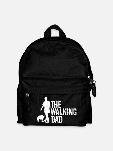 The Walking Dad - Dog Lord Gassi Gift - Kids' Backpack - black