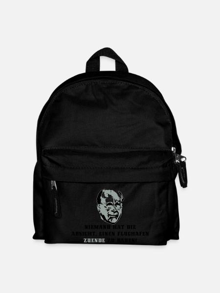 Flughafen Berlin - Kinder Rucksack - Schwarz
