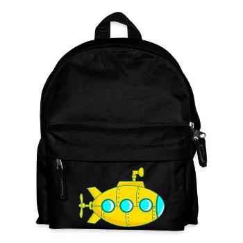Yellow submarine - Kids' Backpack - black - Front