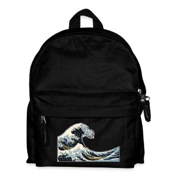 La Vague | La Vague | Katsushika Hokusai - Sac à dos Enfant - noir - Devant