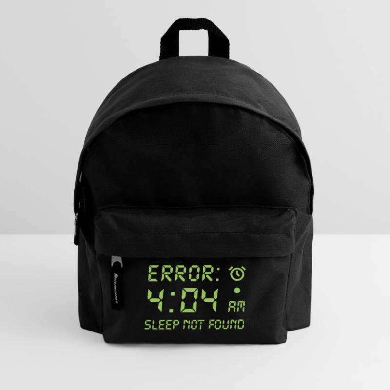 Error 404, sleep not found programmer gamble Kids' Backpack