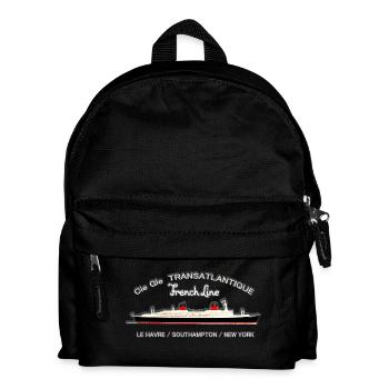 PAQUEBOT FRANKREICH - Kinder Rucksack - Schwarz - Vorne