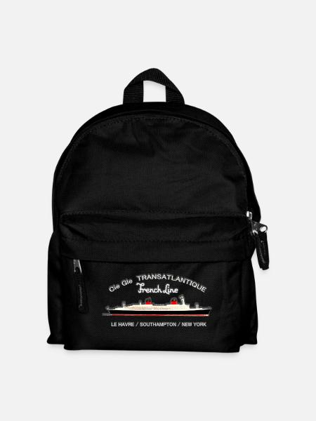 PAQUEBOT LE FRANCE - Sac à dos Enfant - noir