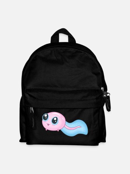 Süße Cyan Kaulquappe - Kinder Rucksack - Schwarz