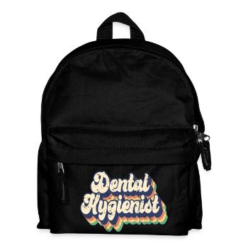 Rétro Hygiéniste dentaire Est. 2023 Dentiste diplômé - Sac à dos Enfant - noir - Devant