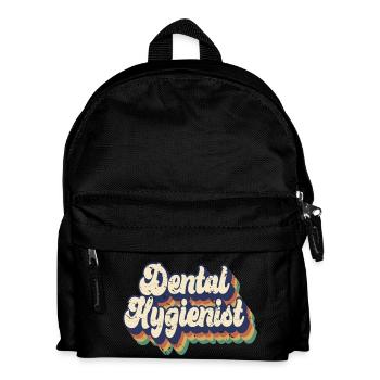 Rétro Hygiéniste dentaire Est. 2023 Dentiste diplômé - Sac à dos Enfant - noir - Devant