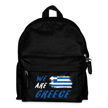 Wir sind Griechenland - Kinder Rucksack - Schwarz - Vorne